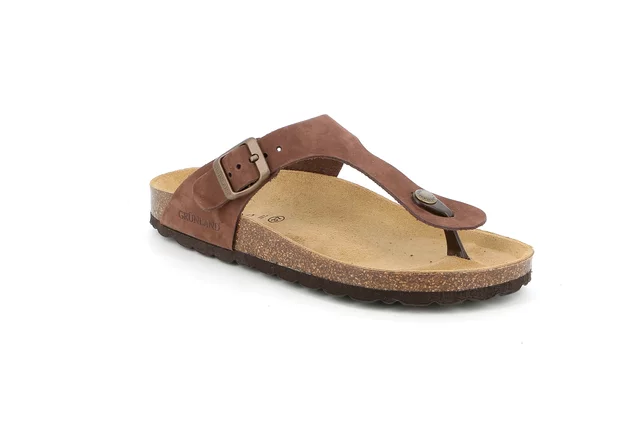 Women's flip flop slipper | SARA CC0001 - brown