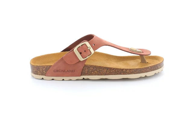 Flip Flop Sandale für Damen | SARA CC0001 - ROSA ANTICO | Grünland
