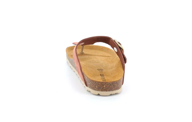 Women's flip flop slipper | SARA CC0001 - ROSA ANTICO | Grünland