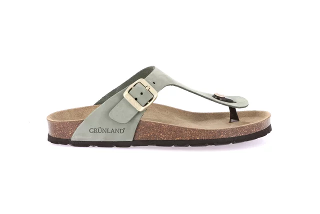 Women's flip flop slipper | SARA CC0001 - SALVIA | Grünland