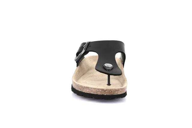 Cork Flip-flop | SARA CC0005 - BLACK | Grünland