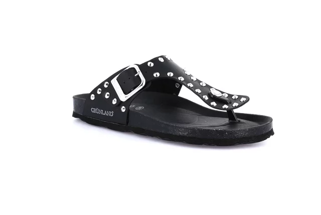 Infradito con borchie | SARA CC0064 - nero