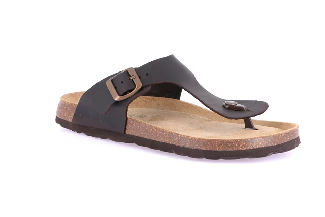 Men's Flip-Flop in Cork | BOBO CC1637 - mogano