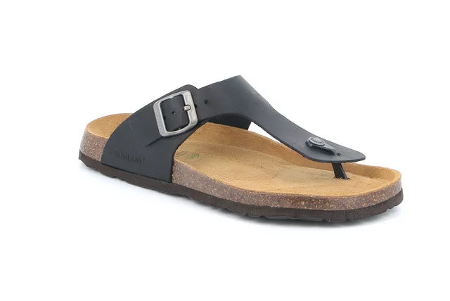 Men's Flip-Flop in Cork | BOBO CC1637 - black