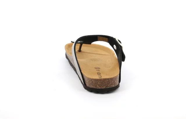 Zehentrenner aus recyceltem Material | SARA CC2383 - CHAMPAGNE | Grünland