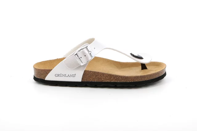 Infradito in materiale riciclato | SARA CC2383 - PERLA | Grünland