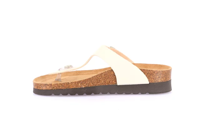 Flip-flop in real cork CC2432 - BEIGE | Grünland