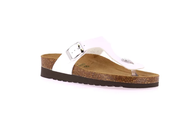 Flip-flop in real cork CC2432 - white