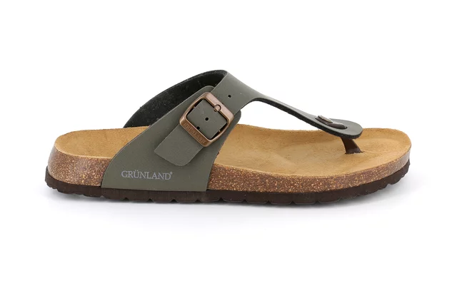 Zehentrenner Herrensandale | BOBO CC3011 - Schlecht - OLIVA Farbe 