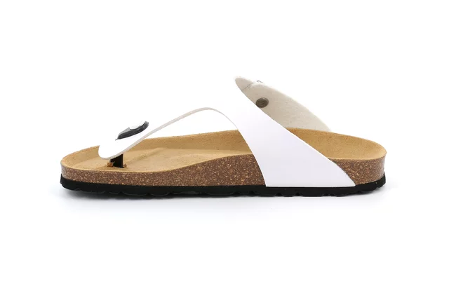 Ciabatta eco-friendly | SARA CC4015 - BIANCO | Grünland