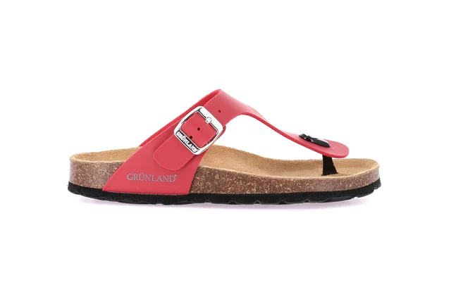 Flip-flop in recycled material | SARA CC4015 - CILIEGIA | Grünland