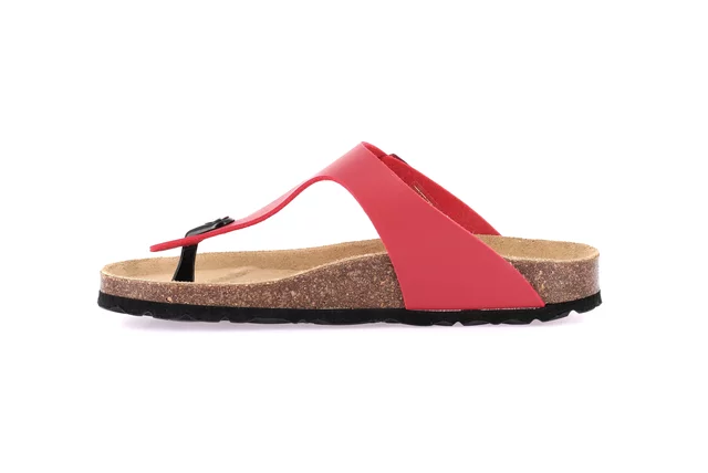 Flip-flop in recycled material | SARA CC4015 - CILIEGIA | Grünland