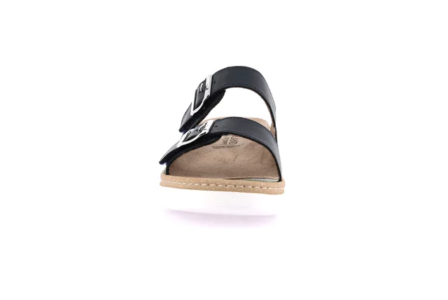 Komfort-Sandalen mit Keilabsatz | MOLL CE0241 - BLAU | Grünland