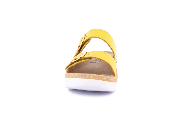 Comfort slipper with wedge | MOLL CE0241 - YELLOW | Grünland