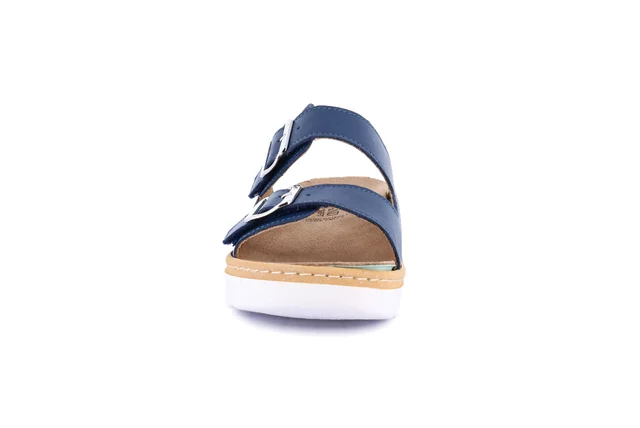 Komfort-Sandalen mit Keilabsatz | MOLL CE0241 - JEANS | Grünland
