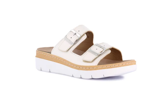 Comfort slipper with wedge | MOLL CE0241 - latte