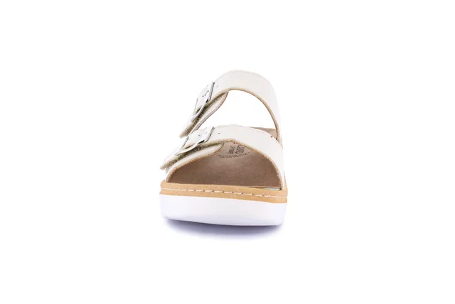 Komfort-Sandalen mit Keilabsatz | MOLL CE0241 - LATTE | Grünland