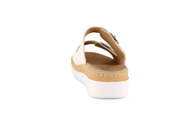 Komfort-Sandalen mit Keilabsatz | MOLL CE0241 - LATTE | Grünland