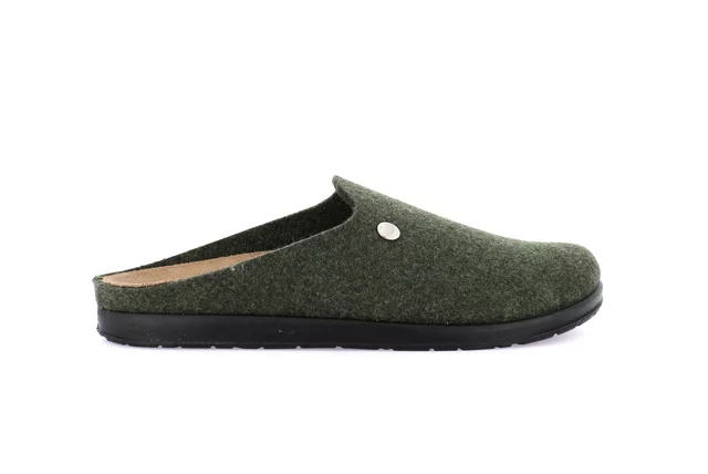 Felt Men's Slipper | PONE CE0251 - OLIVA | Grünland