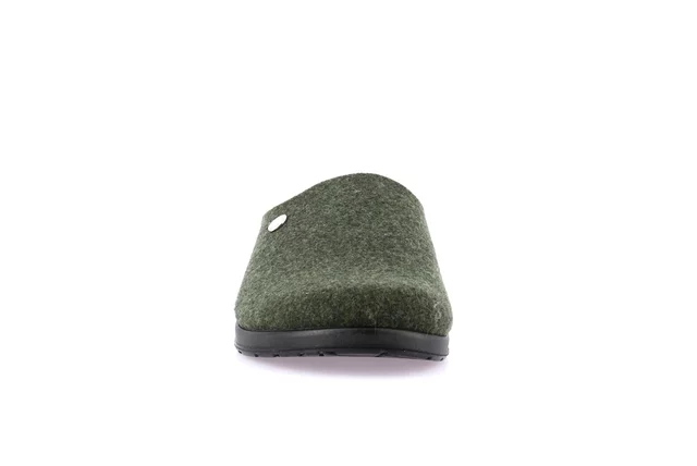 Felt Men's Slipper | PONE CE0251 - OLIVA | Grünland