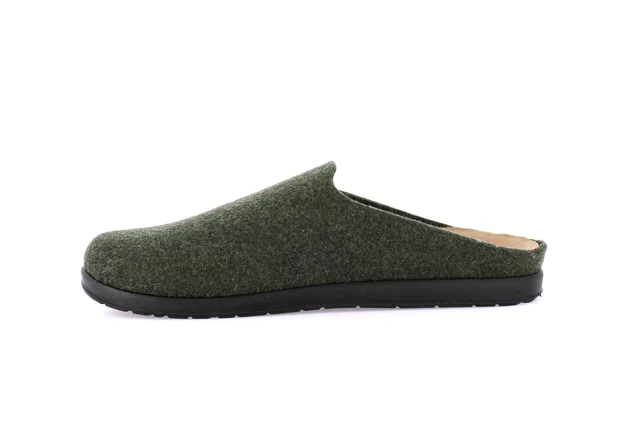 Felt Men's Slipper | PONE CE0251 - OLIVA | Grünland