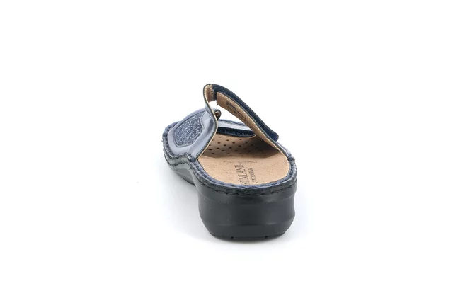 Komfort-Sandalen aus echtem Leder | DAMI CE0259 - BLAU | Grünland