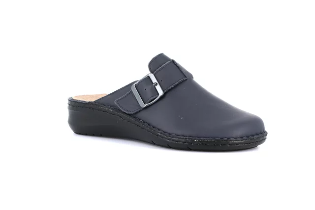 Closed toe comfort slipper | DAMI CE0262 - BLUE | Grünland