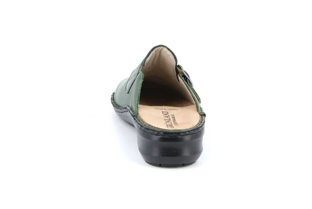 Closed toe comfort slipper | DAMI CE0262 - OLIVA | Grünland