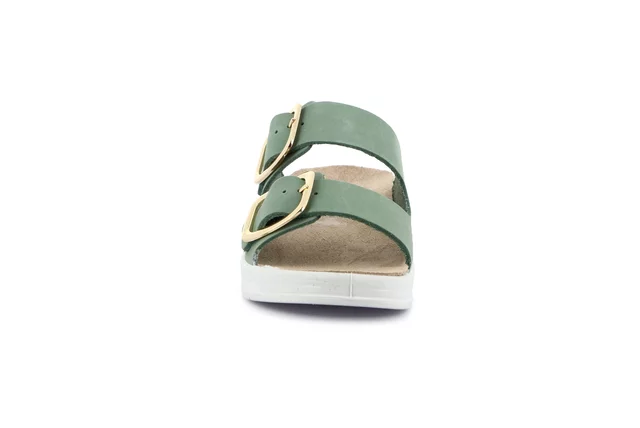 Ciabatta comfort con leggera zeppa | DIDA CE0461 - MENTA | Grünland