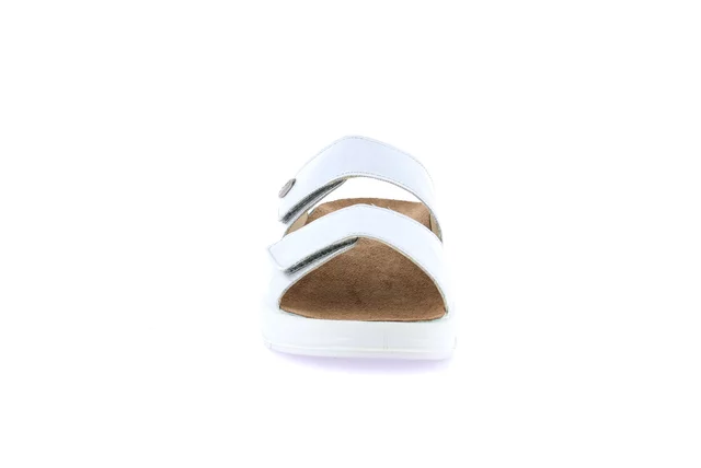 Ciabatta comfort con leggera zeppa | DIDA CE0462 - ARGENTO | Grünland