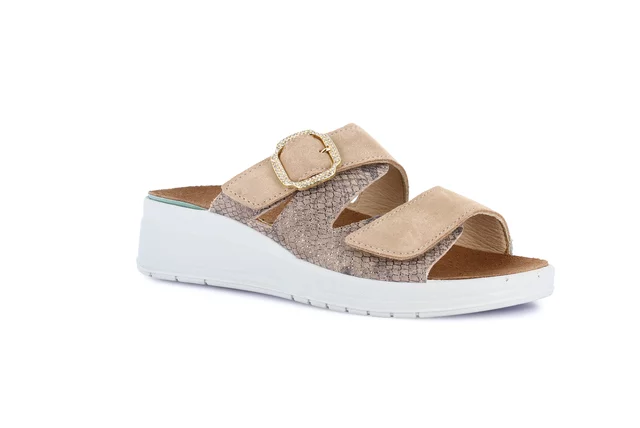 Ciabatta comfort con leggera zeppa | DIDA CE0464 - CORDA | Grünland