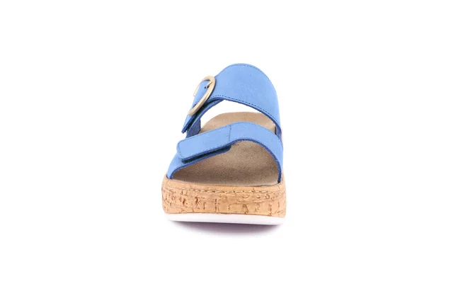 Ciabatta doppia fascia regolabile | DAST CE0607 - JEANS | Grünland