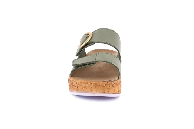 Ciabatta doppia fascia regolabile | DAST CE0607 - SALVIA | Grünland