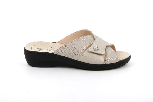 Sandale mit Klettverschluss | ESTA CE0700 - PLATINO | Grünland