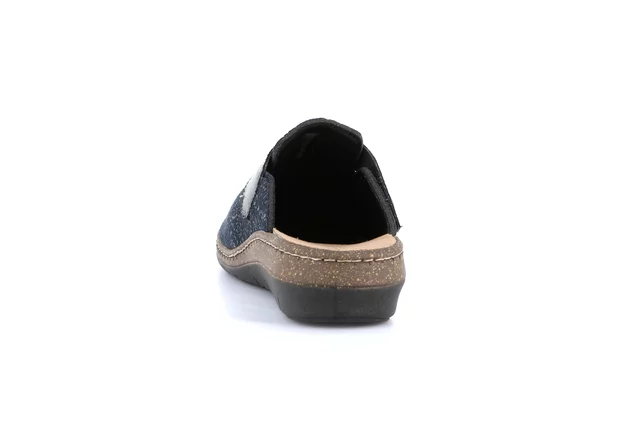 Closed toe comfort slipper | DASA CE0764 - BLUE | Grünland