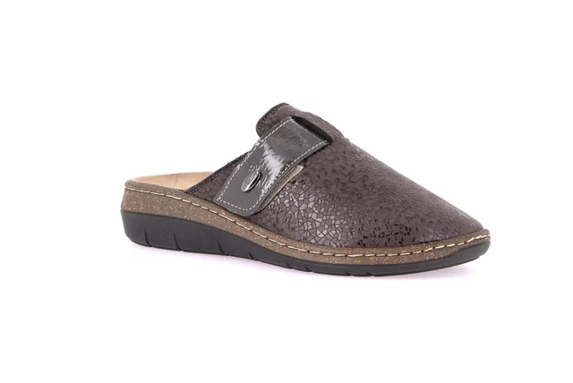 Closed toe comfort slipper | DASA CE0764 - GREY | Grünland