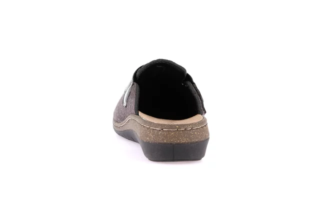 Closed toe comfort slipper | DASA CE0764 - GREY | Grünland