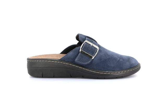 Closed toe comfort slipper | DASA CE0765 - BLUE | Grünland