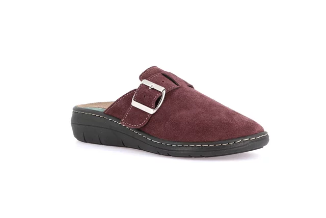 Closed toe comfort slipper | DASA CE0765 - bordeaux