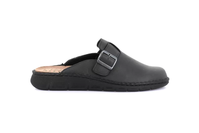 Comfort slipper Made in Italy | LEPP CE0766 - BLACK | Grünland