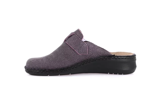 Closed toe comfort slipper | DAMI CE0832 - VIOLET | Grünland