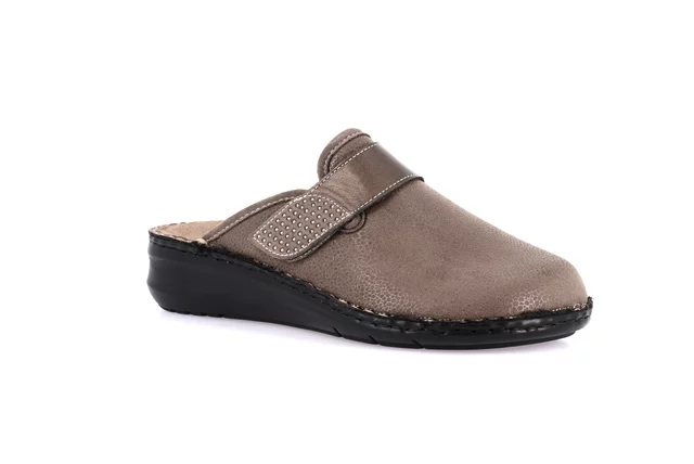 Closed toe comfort slipper | DAMI CE0863 - taupe