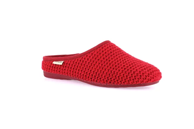 Knitted slipper | ADRI CI0856 - RED | Grünland