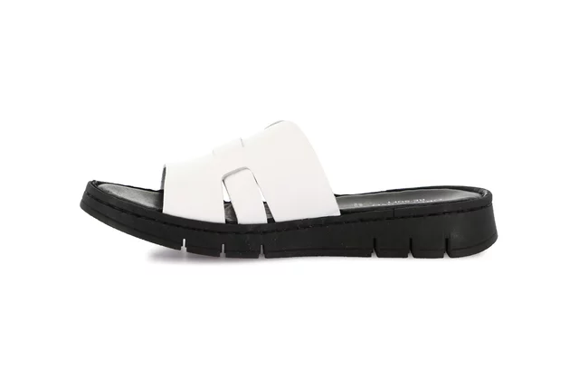 Ciabatta sporty in vera pelle | GITA CI0873 - BIANCO | Grünland