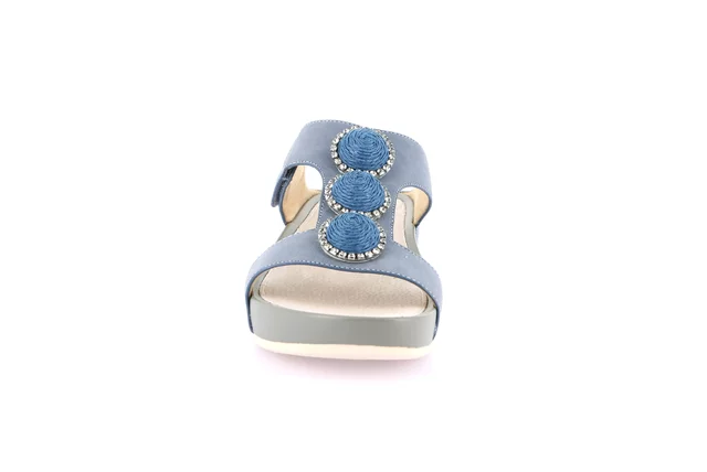 Super stoßdämpfende Sandale | DIRA  CI0881 - JEANS | Grünland