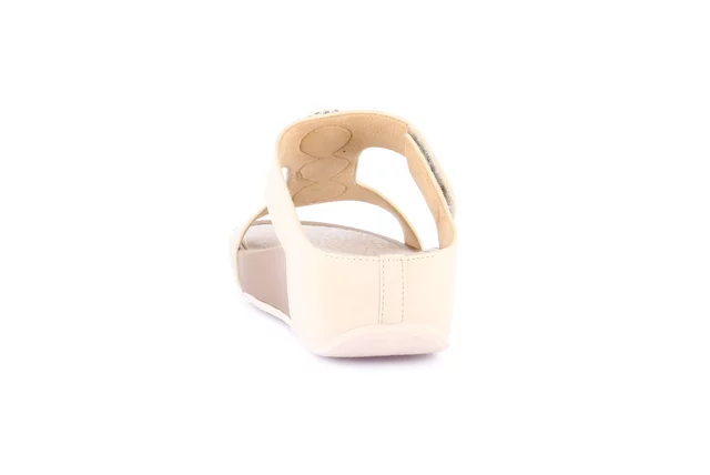 Ciabatta super ammortizzante | DIRA CI0881 - PANNA | Grünland