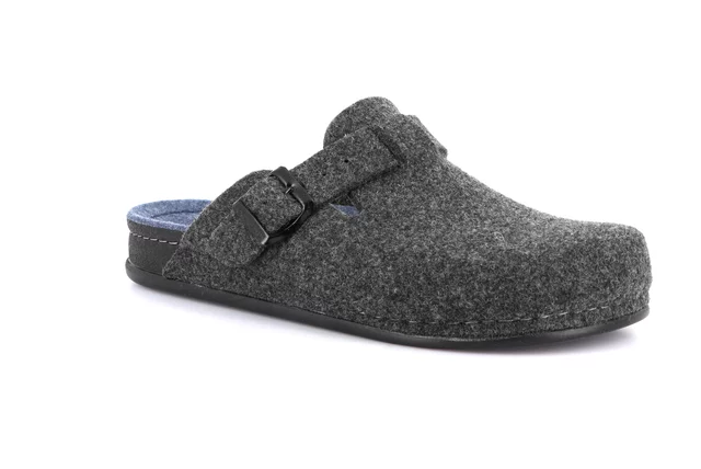 Winterslipper aus Filz | REPS CI1016 - ANTRACITE-INDACO | Grünland