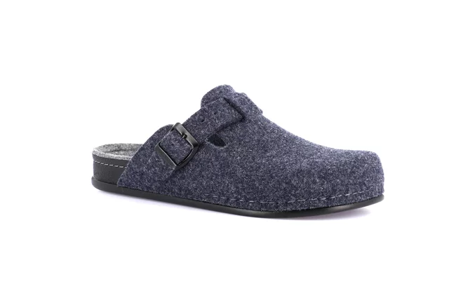 Winterslipper aus Filz | REPS CI1016 - blu grigio