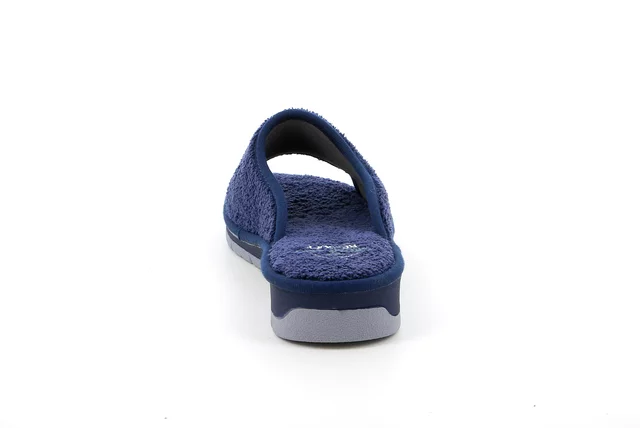 Open toe terry cloth slipper | DOLA CI1317 - BLUE | Grünland
