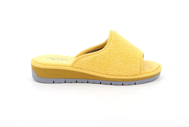 Open toe terry cloth slipper | DOLA CI1317 - YELLOW | Grünland